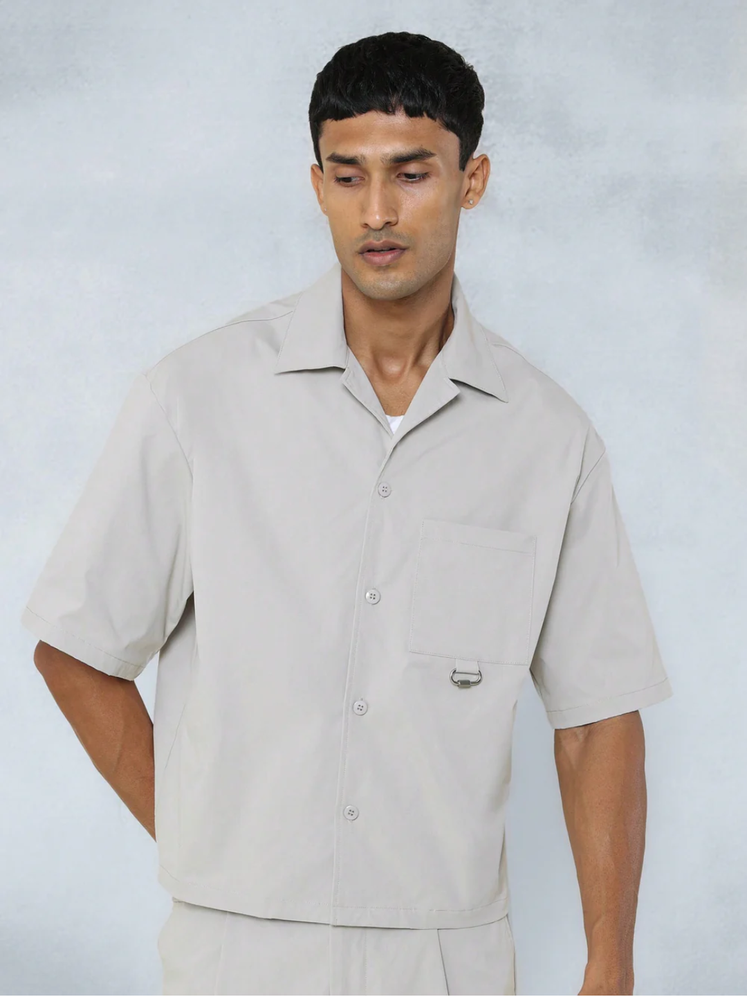 Boxy Fit Shirt and Loose Fit Pant 2 Piece Set