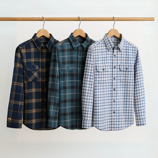 Premium Imported 100% High Quality Check Shirt | Full/Half Sleeve | With Pocket  (FS-115)
