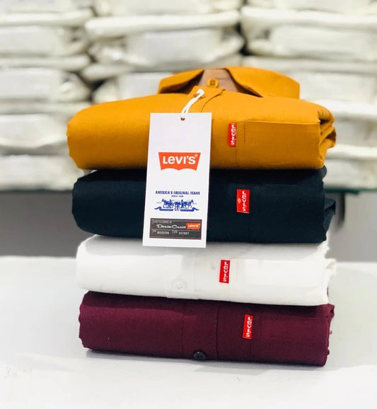 Plain Shirts for Men - 4 Pc Combo Stylish & Comfortable Free Shipping