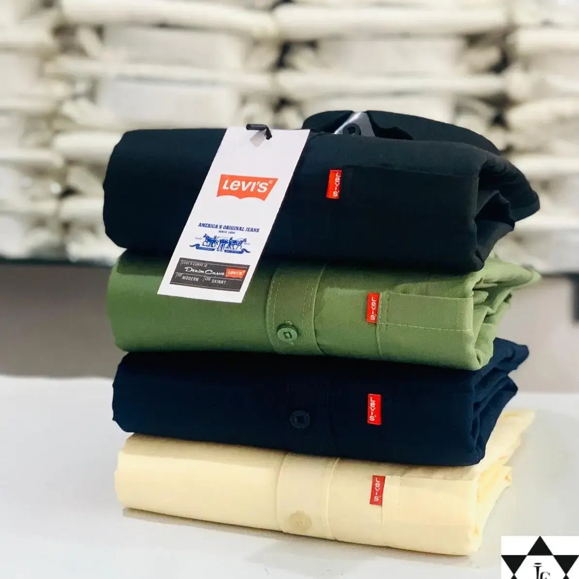 Levi's 4 Plain Shirts Combo Set – Premium Quality Shirts for Men