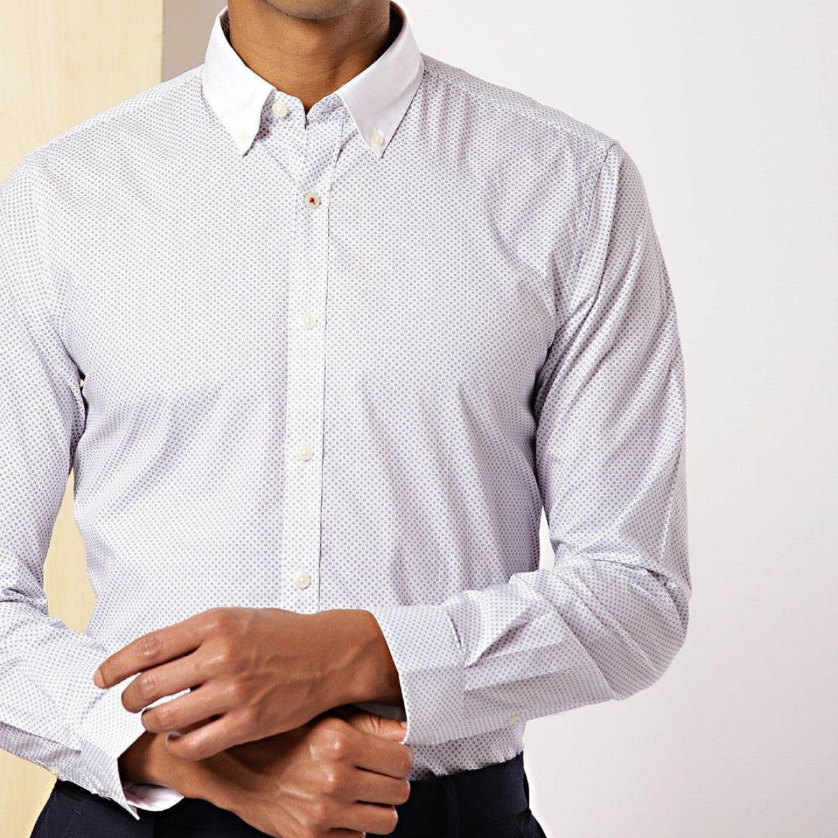 Combo Pack of 3 Men’s Formal Shirts – Stylish & Versatile Collection (Half & Full Sleeves, With/Without Pockets) (FS-52)