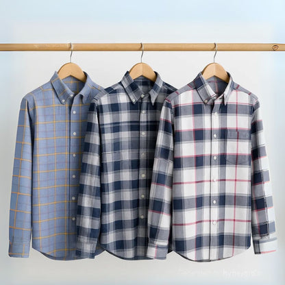 Premium Imported 100% High Quality Check Shirt | Full/Half Sleeve | With Pocket |(FS-107)
