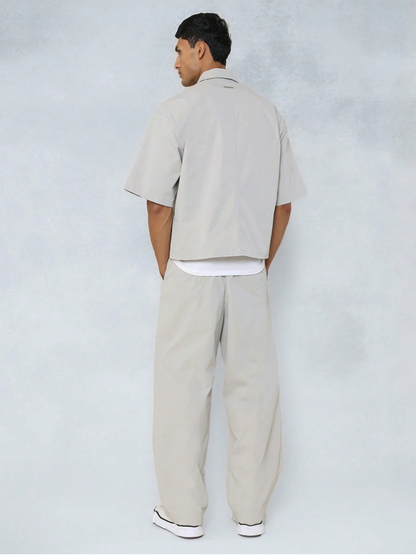 Boxy Fit Shirt and Loose Fit Pant 2 Piece Set
