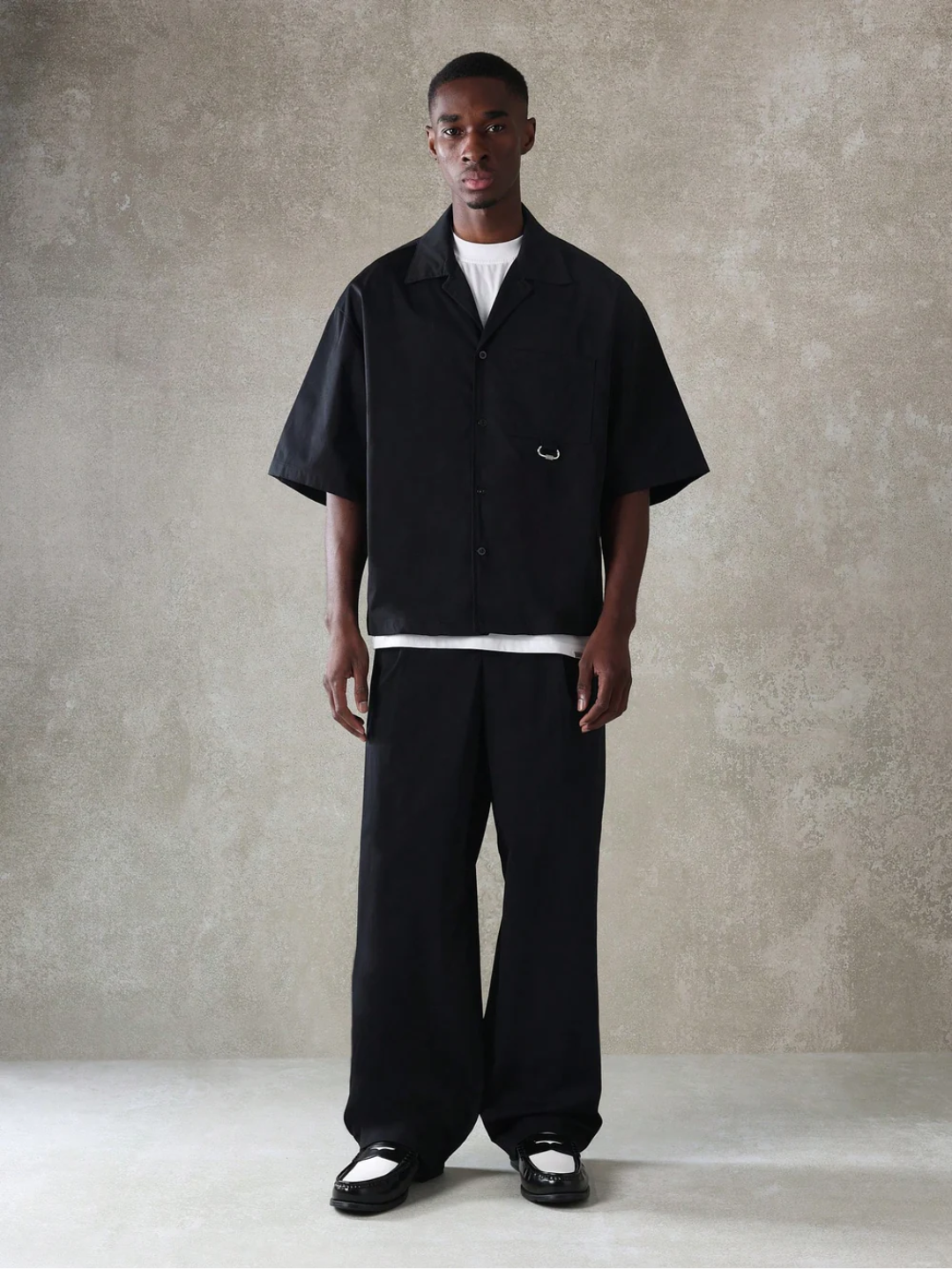 Boxy Fit Shirt and Loose Fit Pant 2 Piece Set