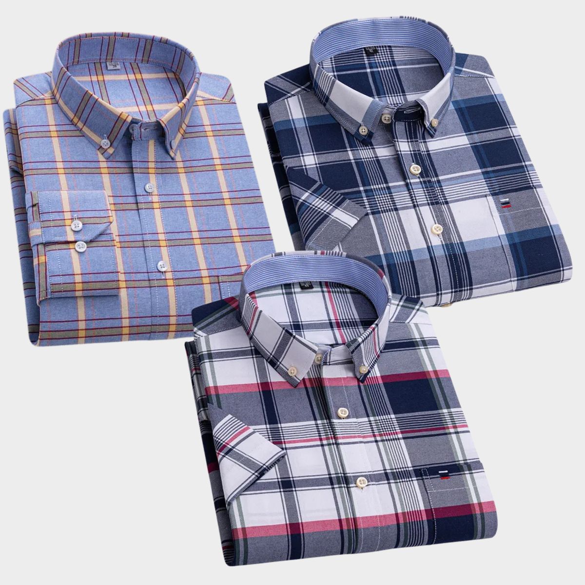 Premium Imported 100% High Quality Check Shirt | Full/Half Sleeve | With Pocket |(FS-107)