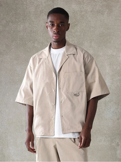 Boxy Fit Shirt and Loose Fit Pant 2 Piece Set