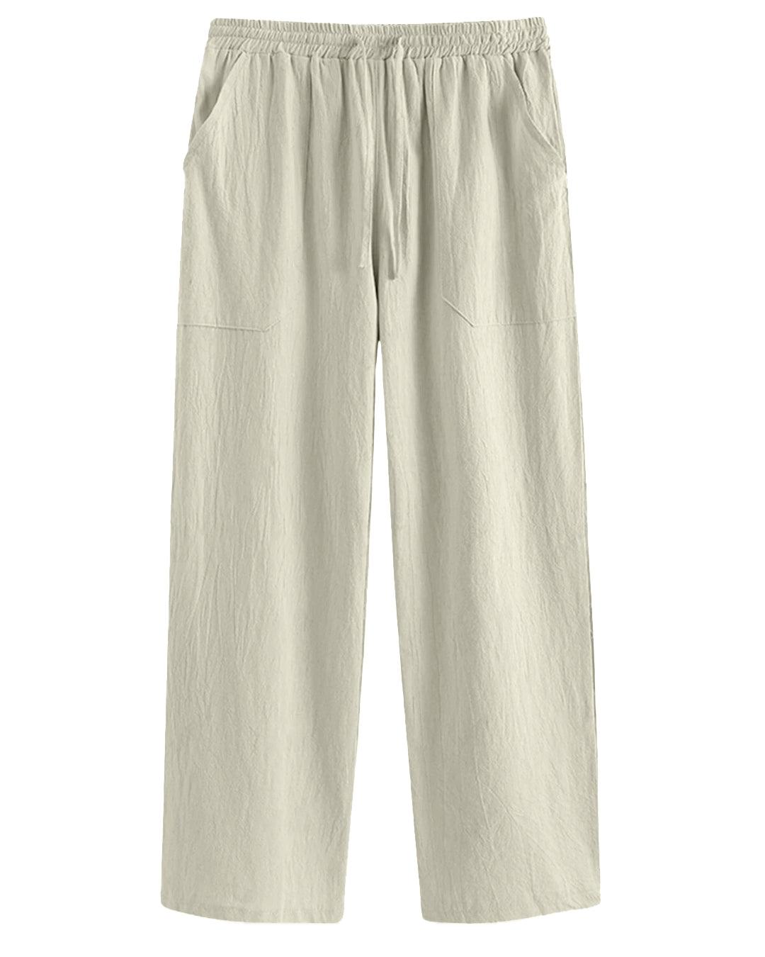 Men's Two Piece Outfits Summer Comfortable Casual Short Sleeves Shirt And Pant Without Tee