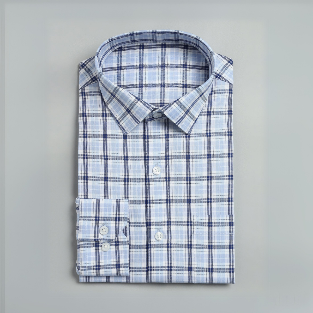Office Essentials: 3-Pack Premium Cotton Formal Shirts – Tailored Fit, Full Sleeves & Pockets ( FS-162)
