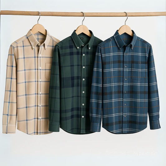 Premium Imported 100% High Quality Check Shirt | Full/Half Sleeve | With Pocket | (FS-154)