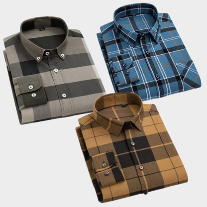 Premium Imported 100% High Quality Check Shirt | Full/Half Sleeve | With Pocket |(FS-155)