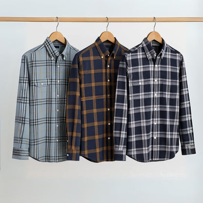 Premium Imported 100% High Quality Check Shirt | Full/Half Sleeve | With Pocket | (FS-153)