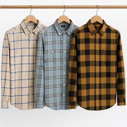 Premium Imported 100% High Quality Check Shirt | Full/Half Sleeve | With Pocket | (FS-158)