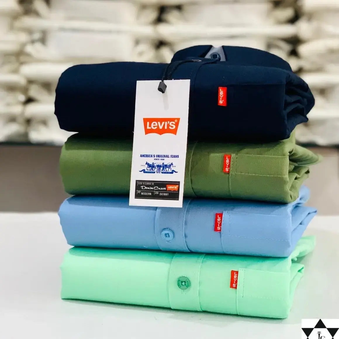 Levi's 4 Plain Shirts Combo Set – Versatile and Stylish Shirts