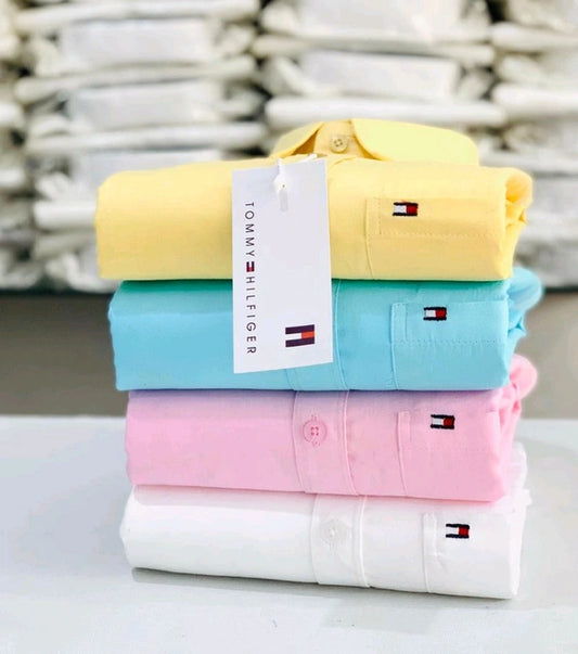 TOMMY 4 Pc Combo Cotton Regular Fit Shirt