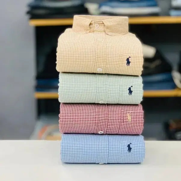 RL Polo Premium Quality Checked Shirts – Combo of 4pcs