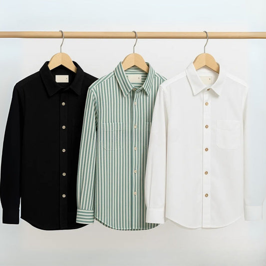 Shirt Happens: 3-Pack Men’s Stylish Formal Shirts – 100% Cotton, Full Sleeves with Pockets (FS-73)