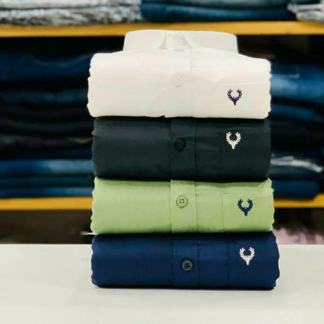 Allen Solly Plain Shirts Combo (4 Pieces) – Upgrade Your Everyday Look